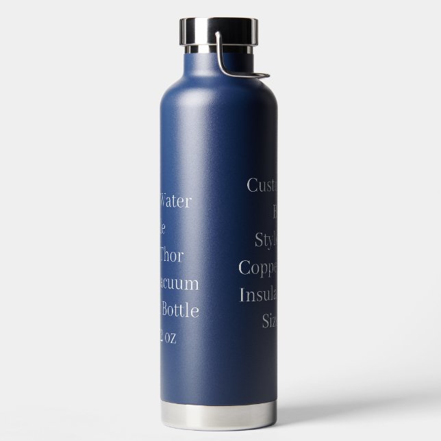 Custom Water Bottle Thor Copper Vacuum Size 32 oz (Left)