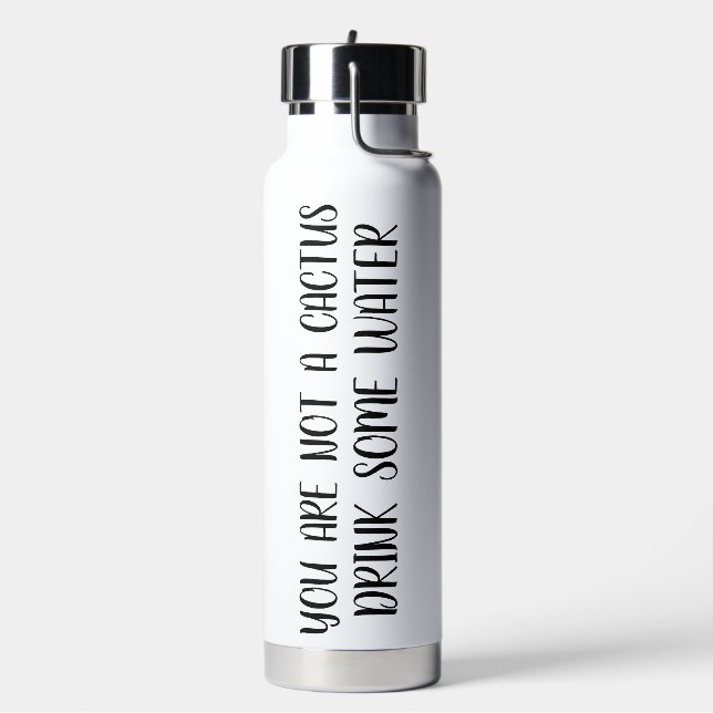 Custom  Water Bottle with - Personalised Water Bot (Left)