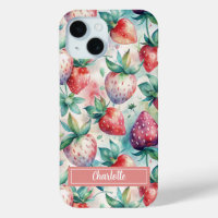 Custom Watercolor Fresh Strawberries