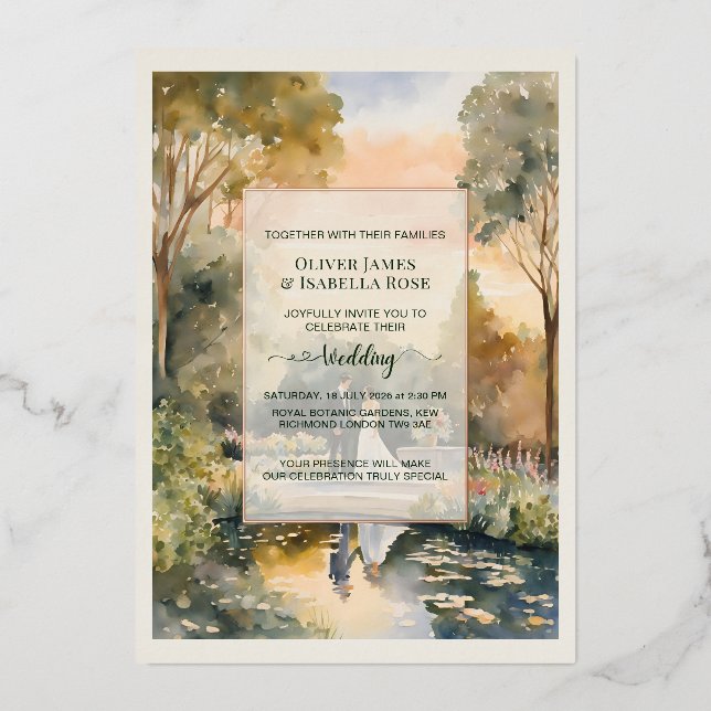 Custom Watercolor Royal Botanic Gardens (Front)