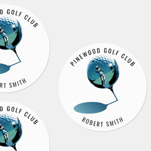Custom Waterproof Golf Club Name Round