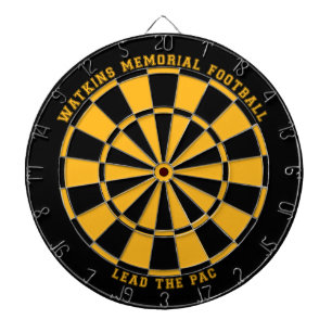 Custom Watkins Memorial Dartboard 123c / Black