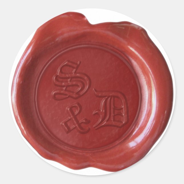 CUSTOM WAX SEAL - Diane - S&D - Blood Red (Front)