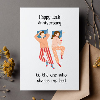Custom Wedding Anniversary I Love You Card