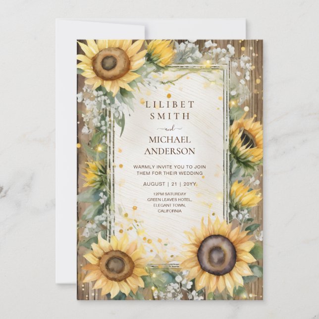 Custom Wedding Birthday Baby Shower Retirement Invitation (Front)