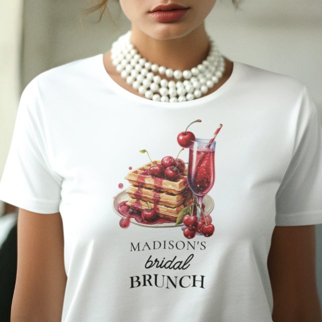 Custom Wedding Bridal Shower Party Apparel T-Shirt (Creator Uploaded)