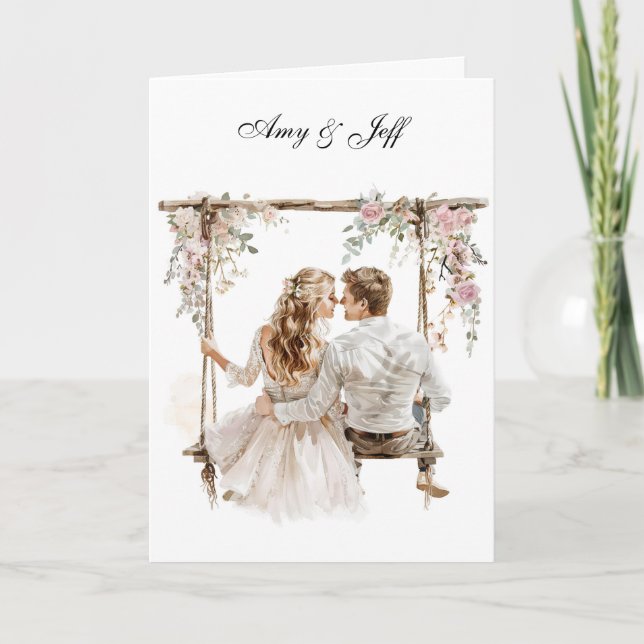 Custom Wedding Card (Front)