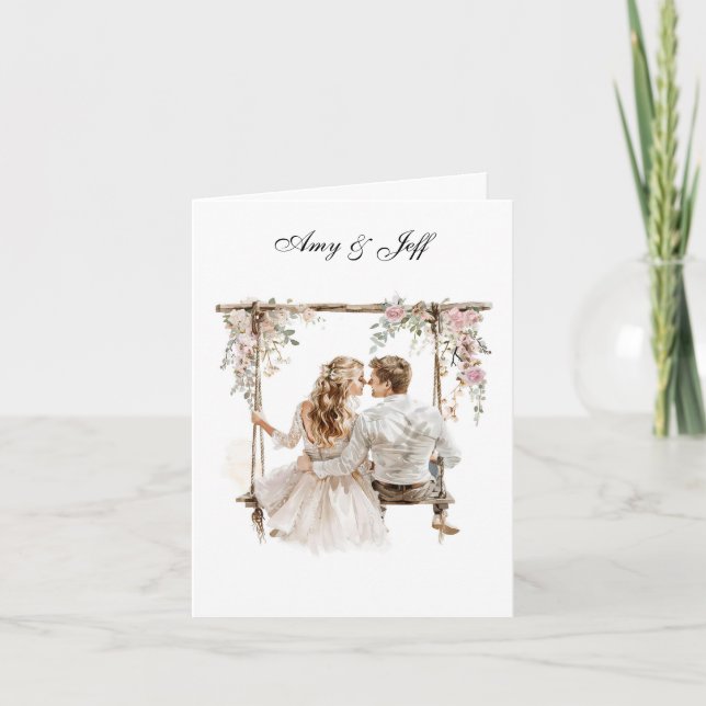 Custom Wedding Card (Front)