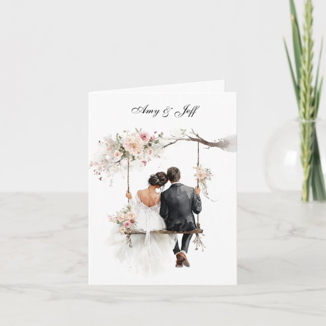 Custom Wedding Card (Front)