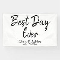 Custom Wedding Decor for Reception Best Day Ever
