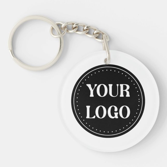 Custom Wedding, Elegant, Anniversary Gifts Key Ring (Front)
