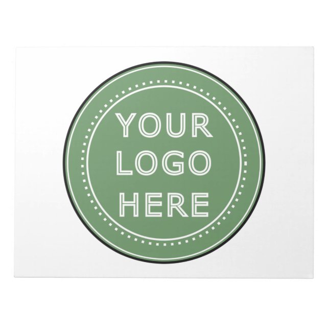 Custom Wedding, Elegant, Anniversary Gifts Notepad (Front)