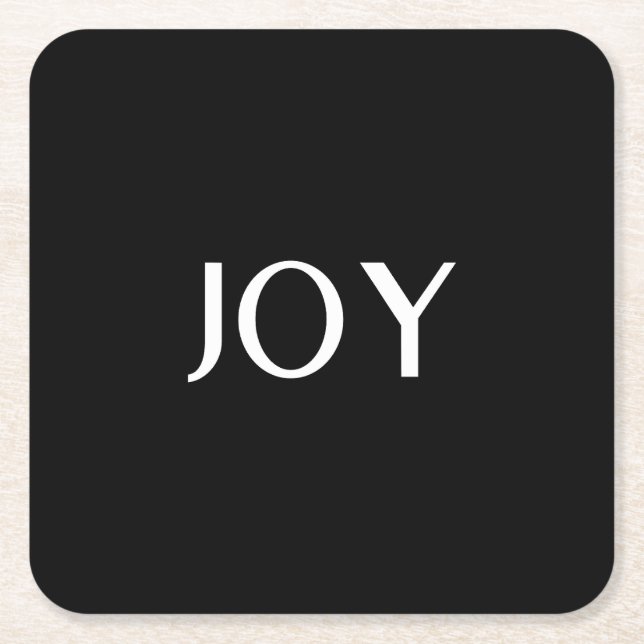 Custom Wedding, Elegant, Anniversary Gifts Square Paper Coaster (Front)