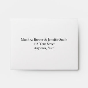 Custom Wedding Envelope w/ Mint Green Colour
