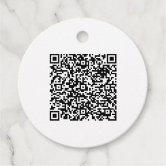 Custom Wedding Favor Tags with QR Code – Personali