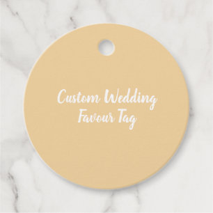 Custom Wedding Favour Tags