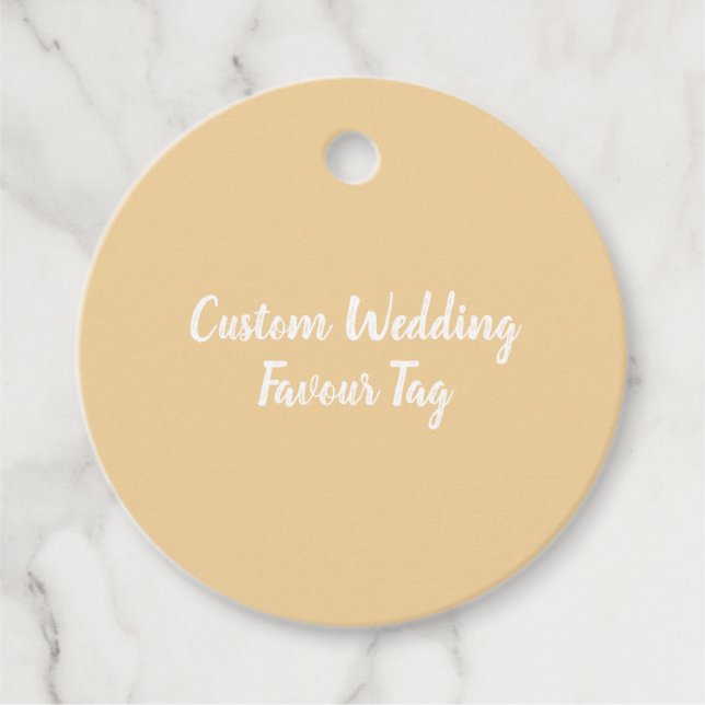 Custom Wedding Favour Tags (Front)