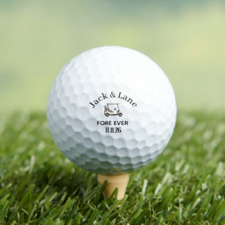 Custom Wedding Golf Ball, Bachelor Party Balls