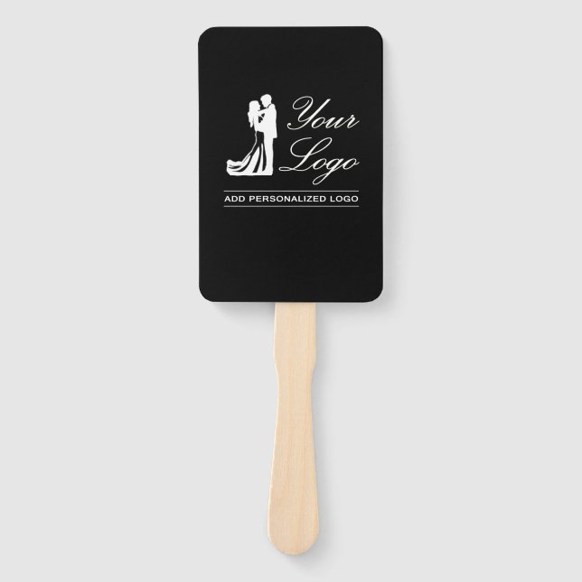 Custom Wedding Idea Personalised Photo Design Hand Fan (Front)