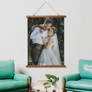 Custom Wedding Image Hanging Tapestry For Keepsake