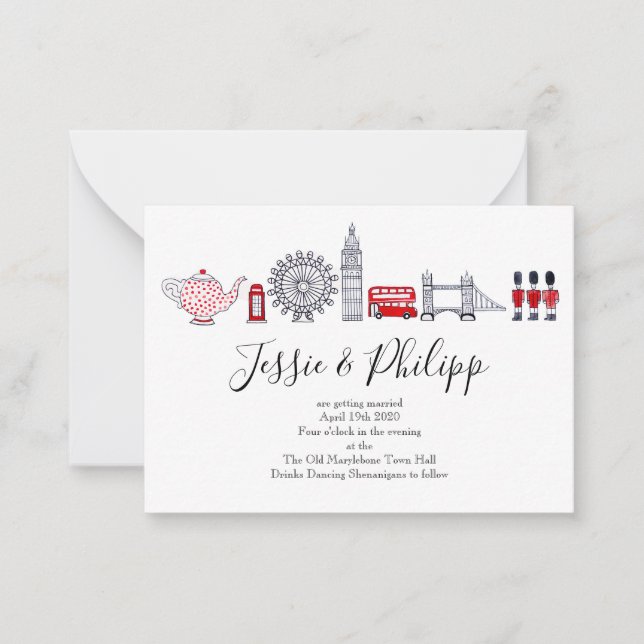 Custom Wedding Invitation (Front)