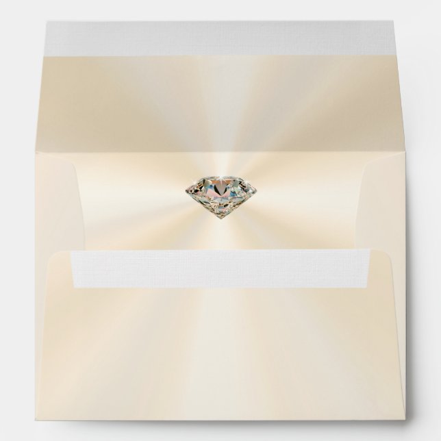 Custom Wedding Invitations Envelope Printing (Back (Bottom))