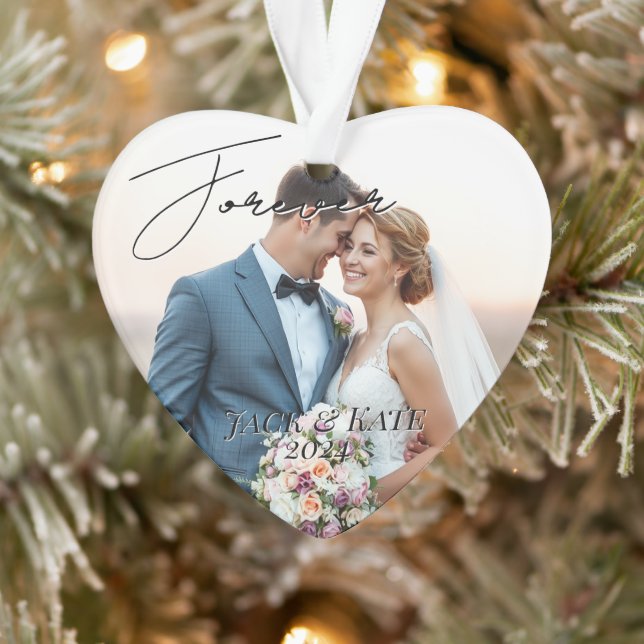 Custom Wedding memory photo Ornament (Tree)