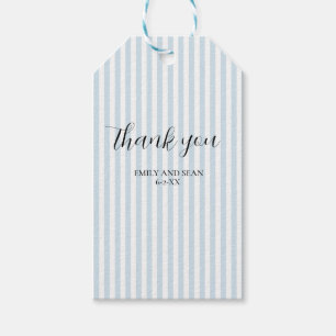 Custom Wedding Name Thank You Gift Tags