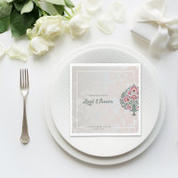 Custom Wedding Napkins – Mughal Floral Motif