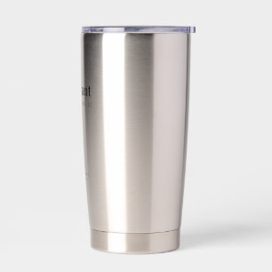 Custom Wedding Officiant Gift Insulated Tumbler