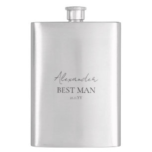 Custom Wedding Party Souvenir Best Man Hip Flask