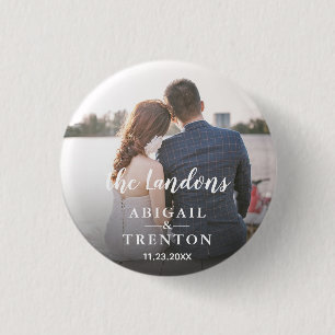 Custom Wedding Photo 3 Cm Round Badge