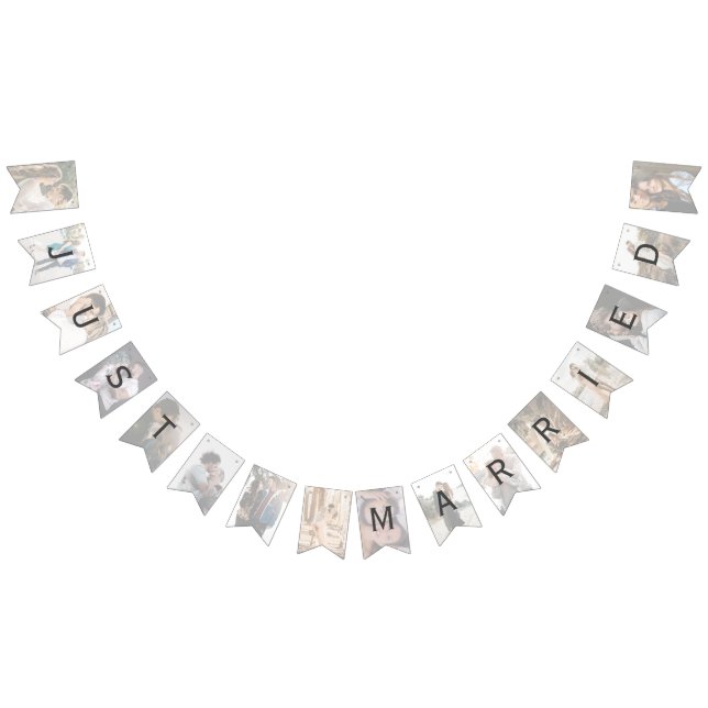 Custom Wedding Photo Bunting Flags (All)