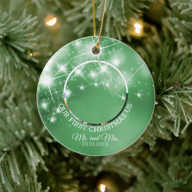 Custom Wedding Photo Ceramic Tree Decoration (Tree)