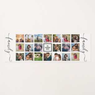 Custom Wedding Photo Collage Yoga Mat