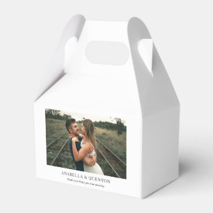 Custom Wedding Photo  Favour Box