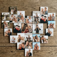 Custom Wedding Photo Magnet, Family Memories