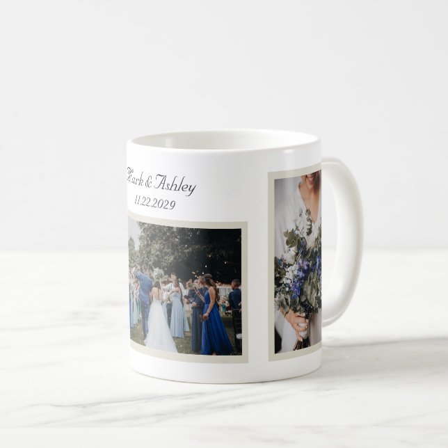 Custom Wedding Photo Mug (Front Right)