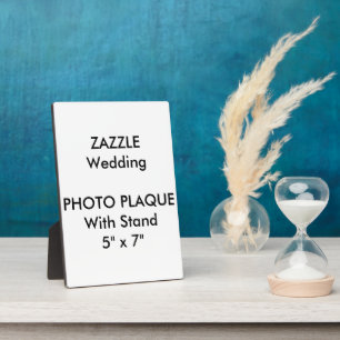 Custom Wedding Photo Plaque 5" x 7"