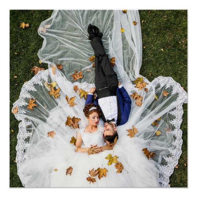 Custom Wedding Photo Poster (Front)