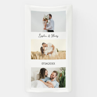Custom Wedding Photo Welcome Bridal Shower Decor Banner
