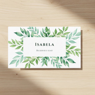 Custom wedding placeholders, personalized wedding place card