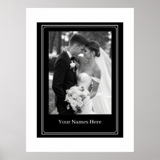 Custom Wedding Potrait Poster