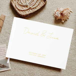 Custom Wedding Reception Engagement Personalised Guest Book