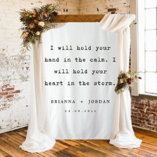 Custom Wedding Reception Love Quote Wedding  Tapestry
