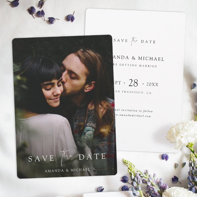 Custom Wedding Save the Date Template with Photo (Creator Uploaded)