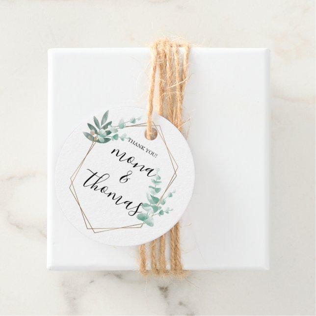 Custom Wedding Shower Gift Tag (In Situ)
