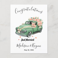 Custom Wedding Shower - Just Married