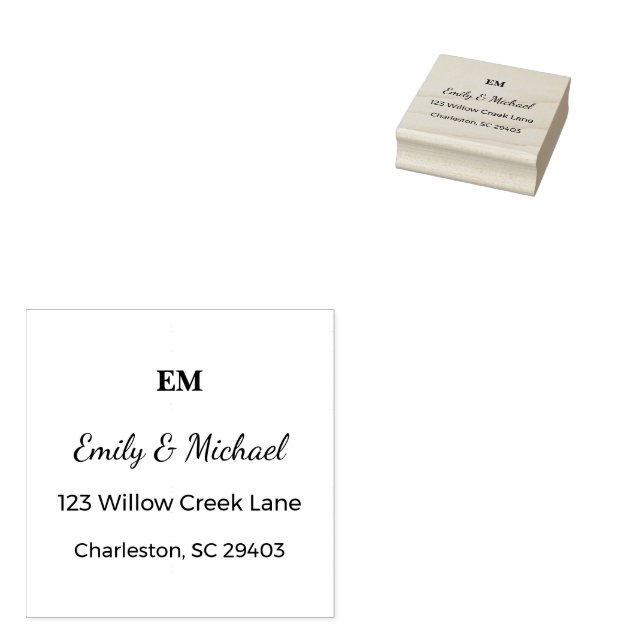 Custom Wedding Stamp | Romantic Mail Keepsake (Stamped)
