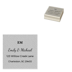 Custom Wedding Stamp Romantic Mail Keepsake